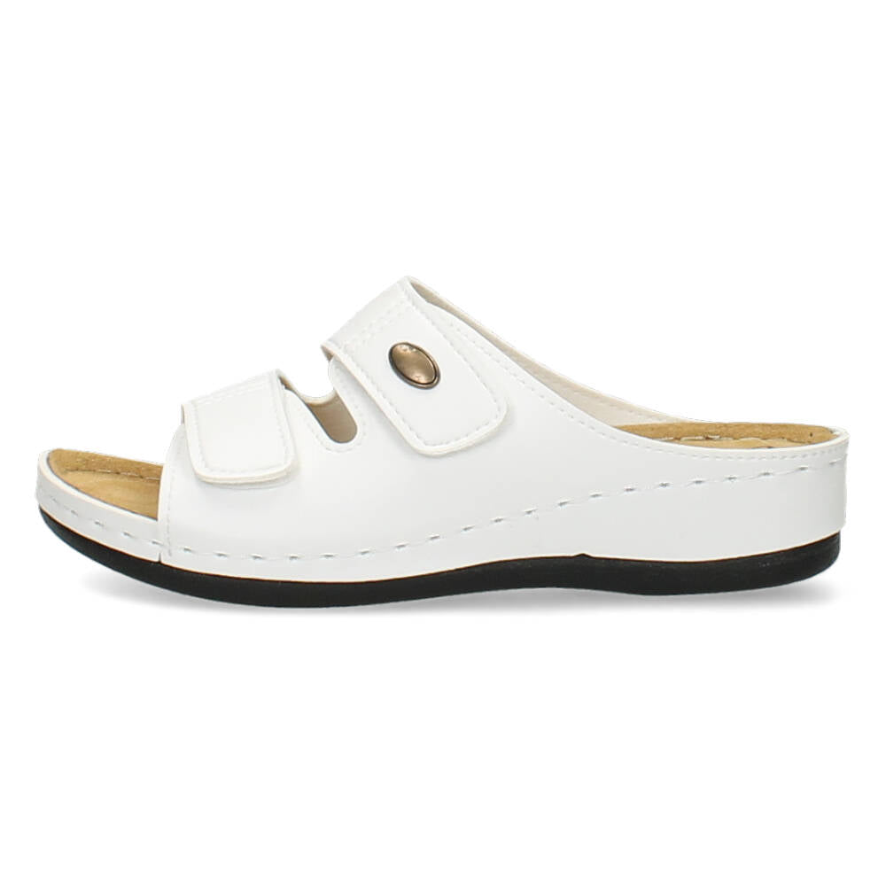 Witte slippers