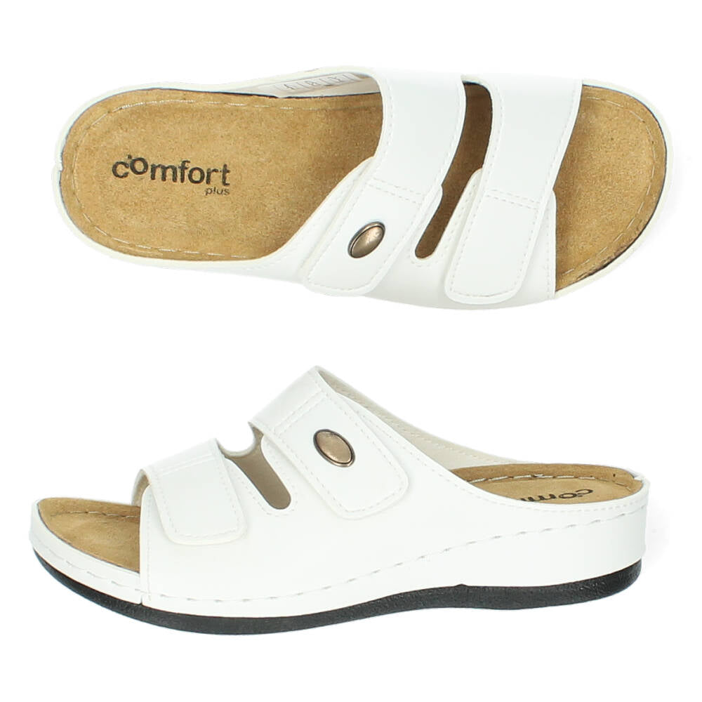 Witte slippers