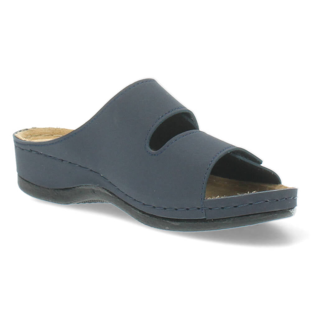 Blauwe slippers