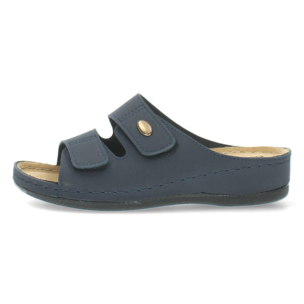 Blauwe slippers
