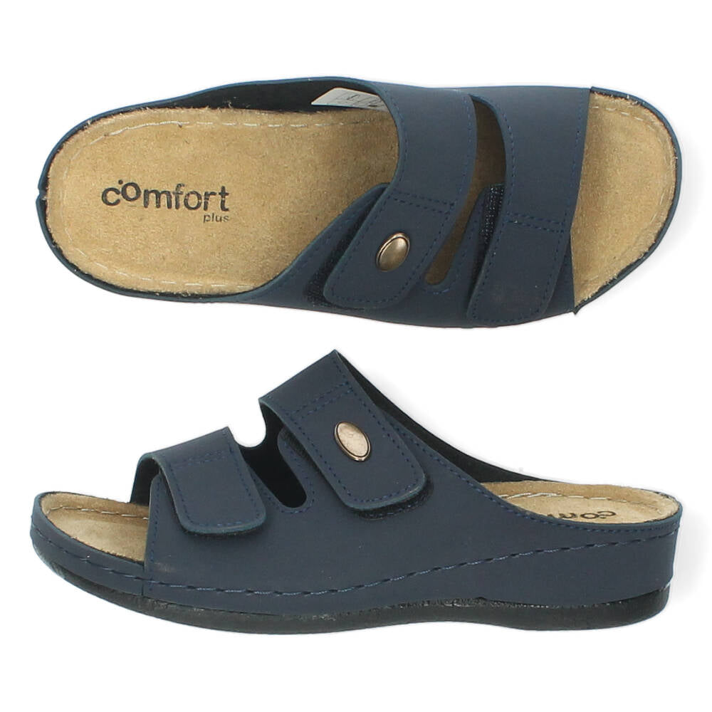Blauwe slippers