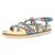 Jeansblauwe sandalen