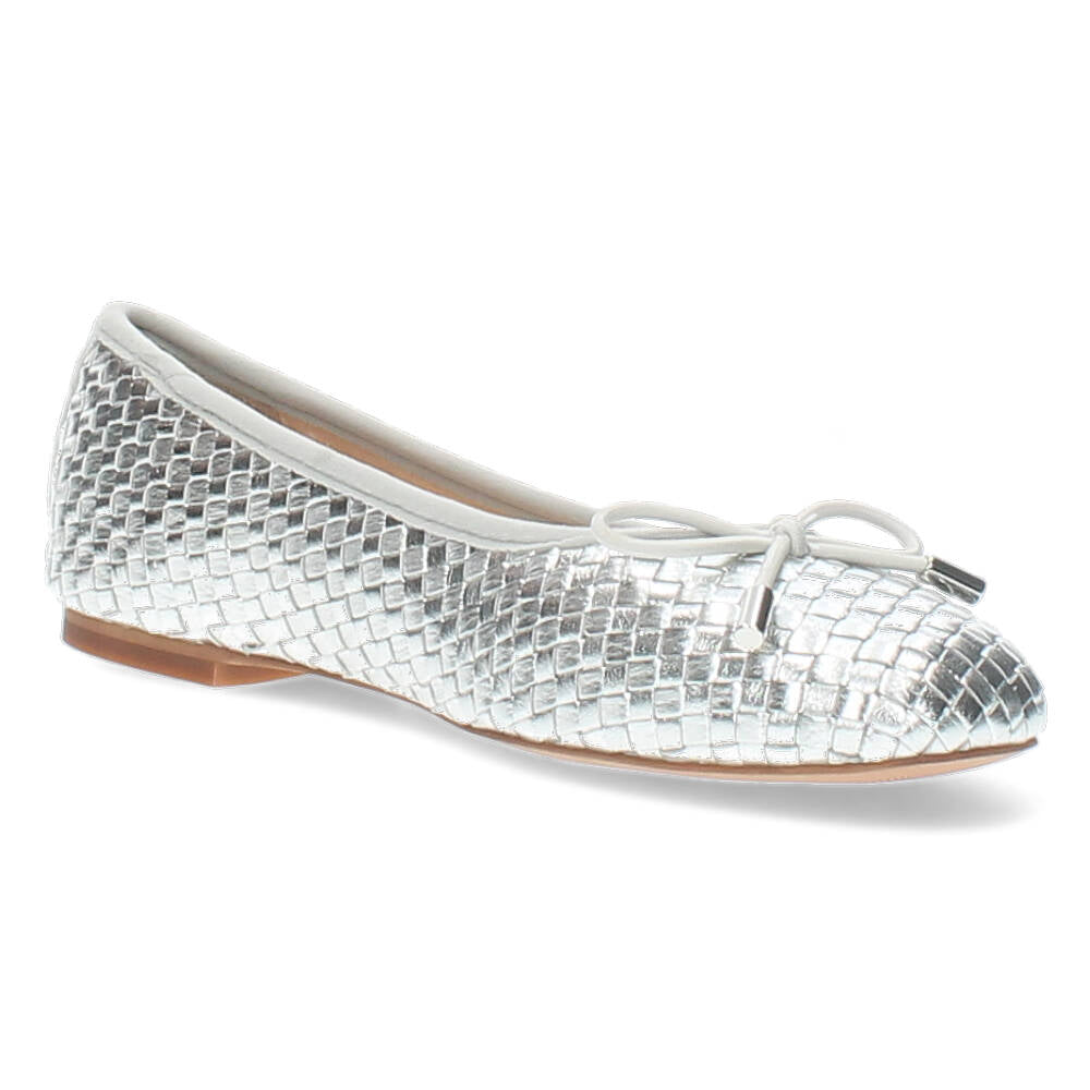Zilveren ballerina's