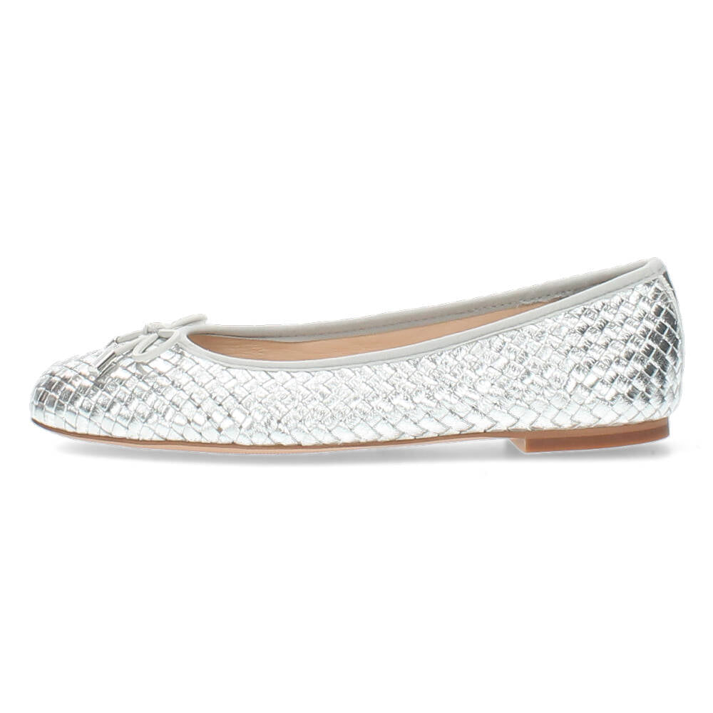 Zilveren ballerina's