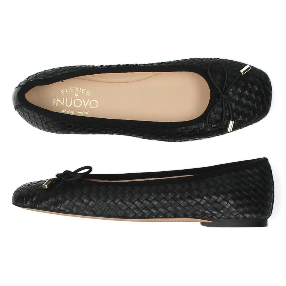 Zwarte ballerina's