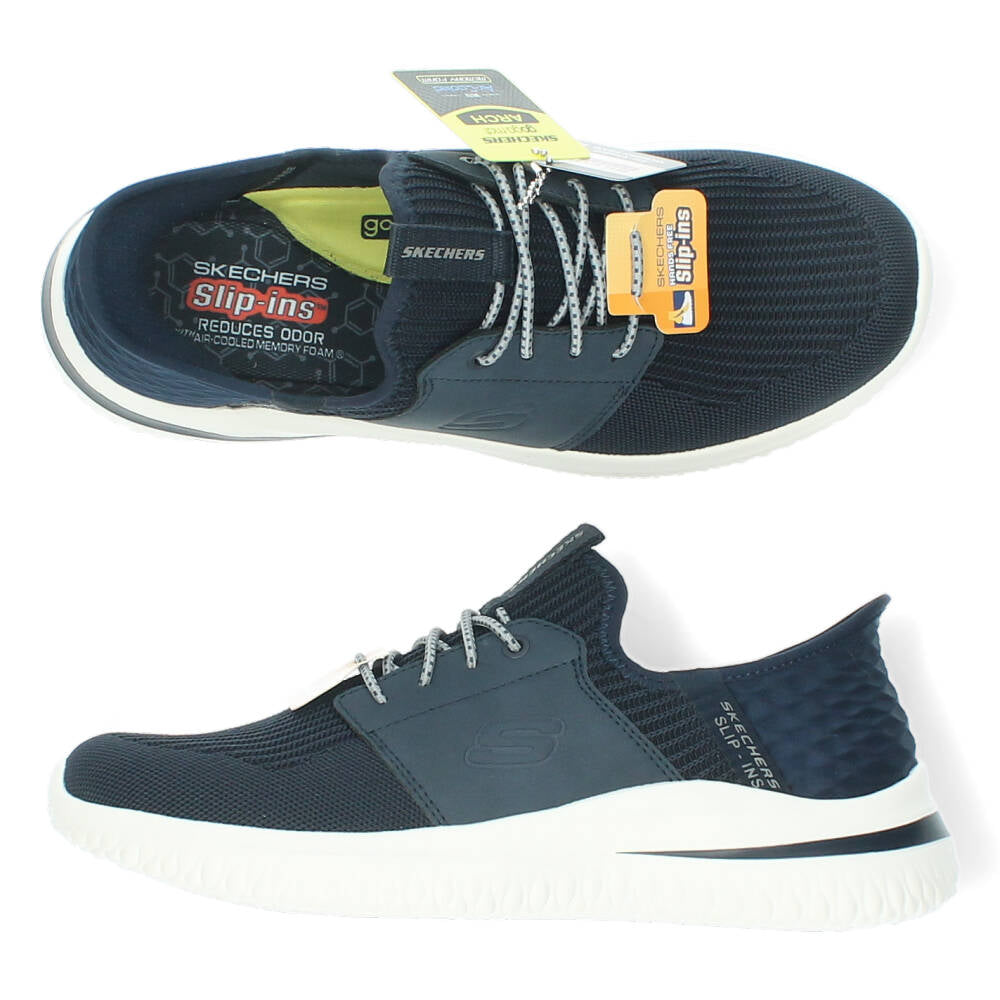 Blauwe sneakers