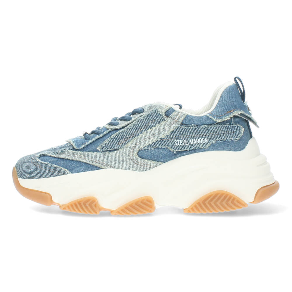 Jeansblauwe sneakers