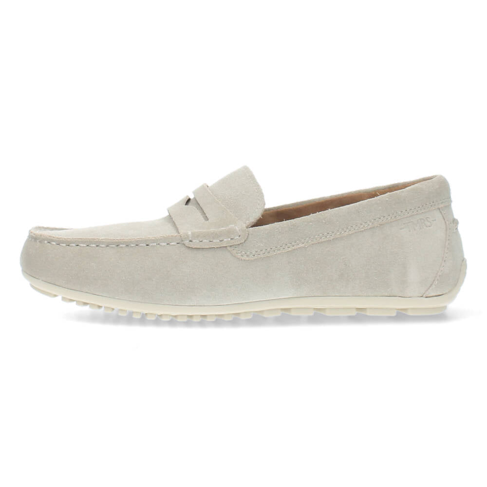 Zandkleurige mocassins