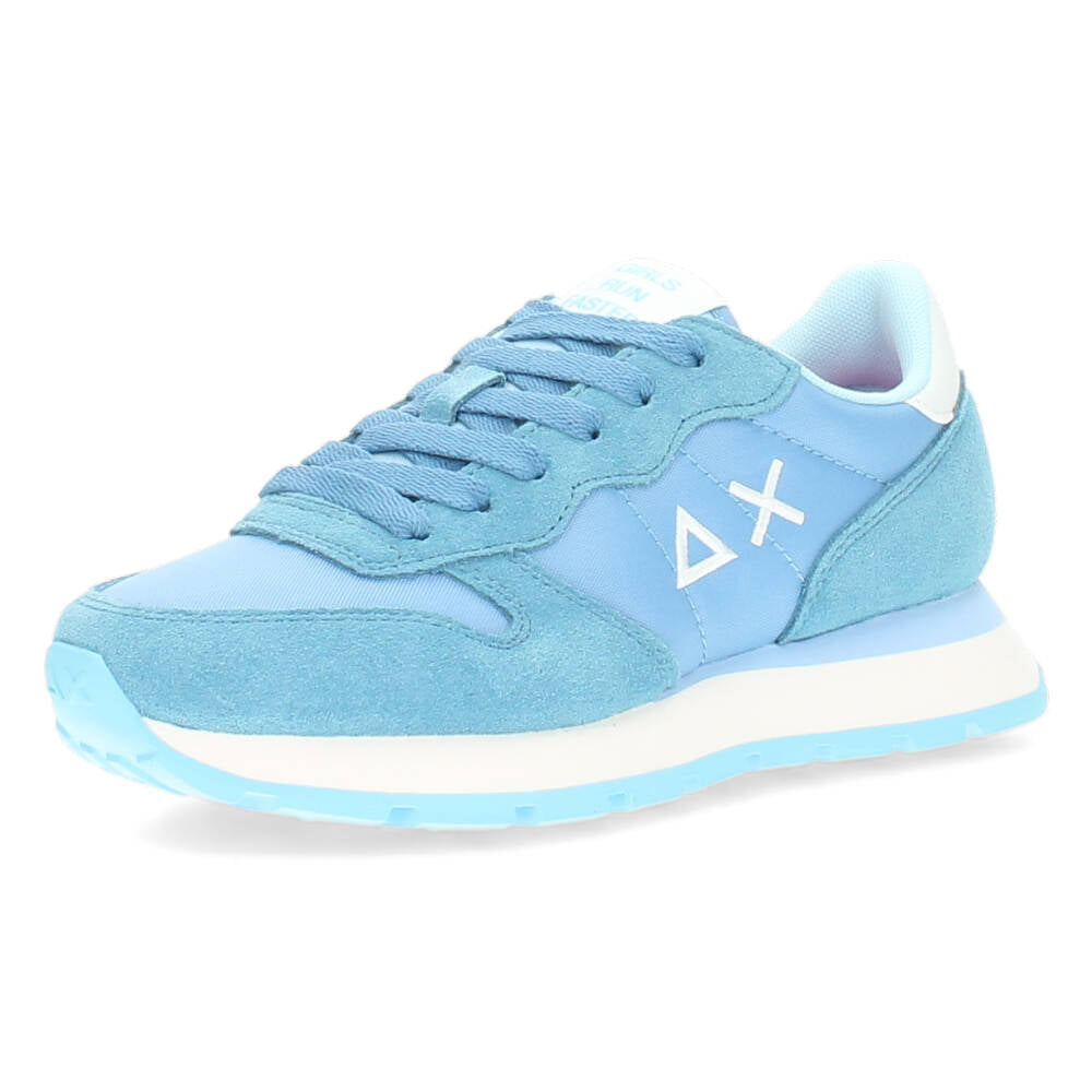 Blauwe sneakers