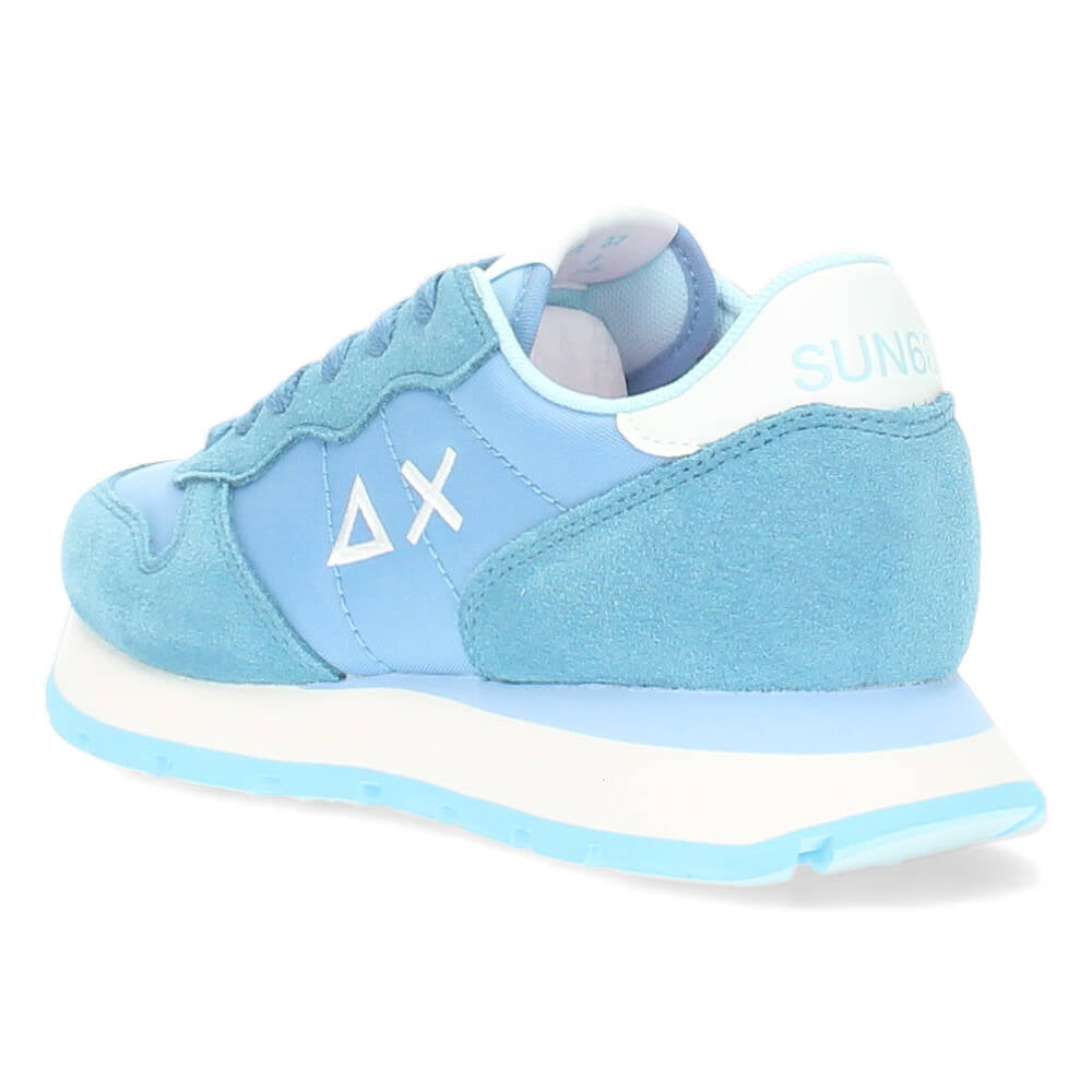 Blauwe sneakers