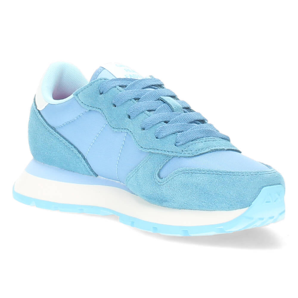 Blauwe sneakers