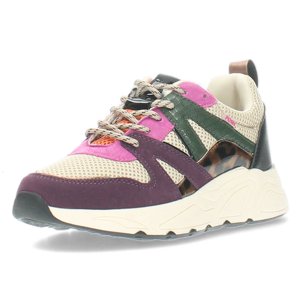 Paarse sneakers