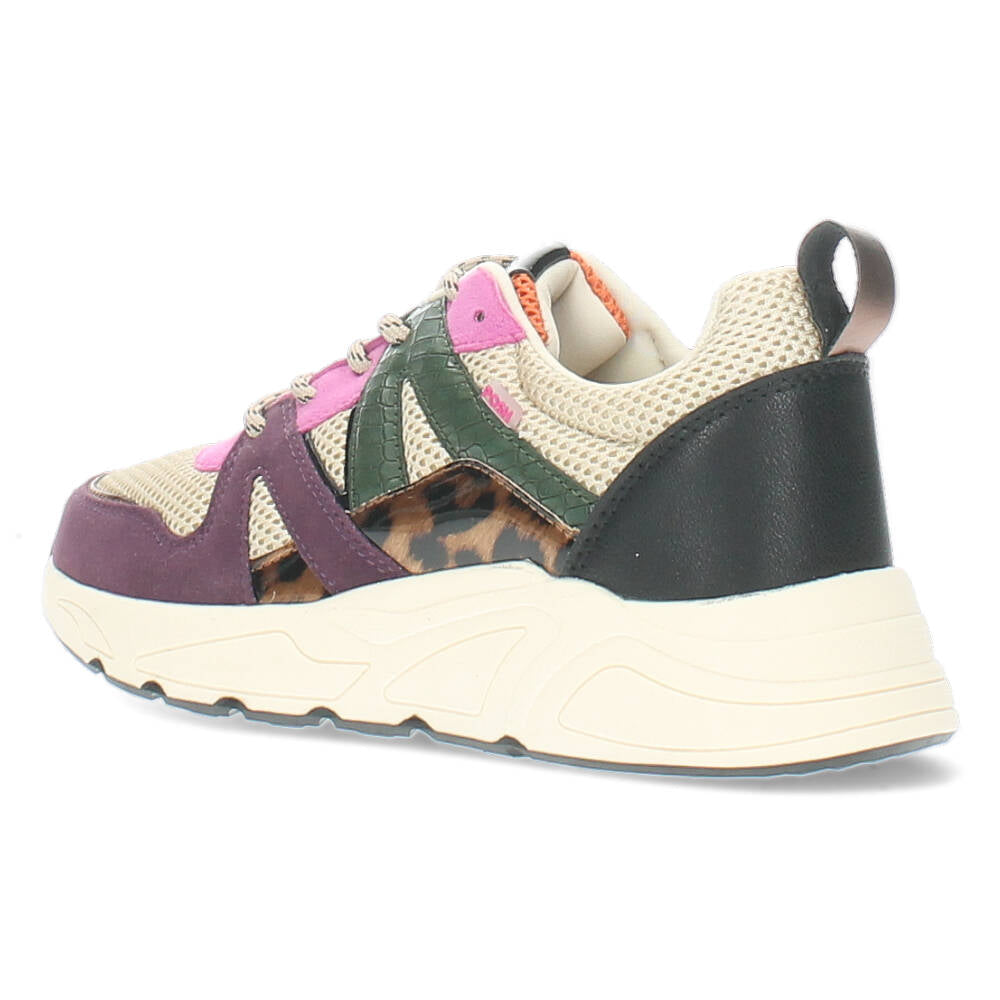 Paarse sneakers