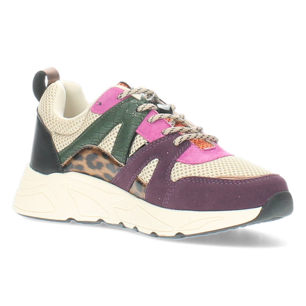 Paarse sneakers