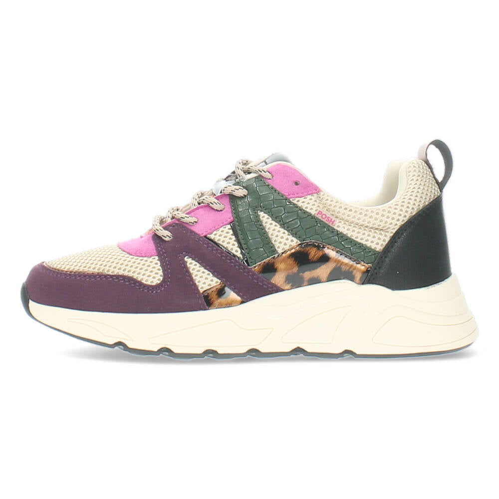 Paarse sneakers