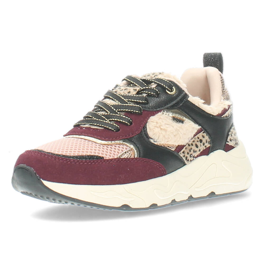 Burgundy sneakers