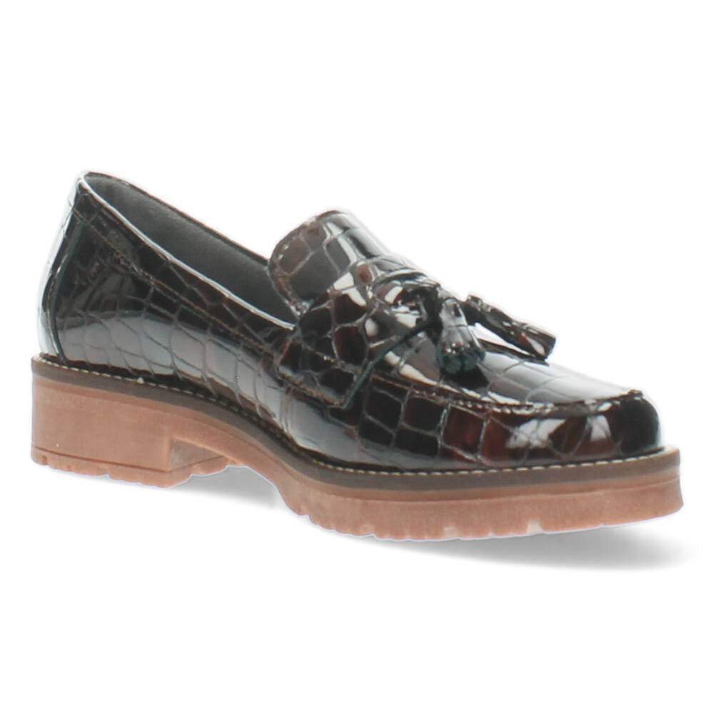 Bruine mocassins