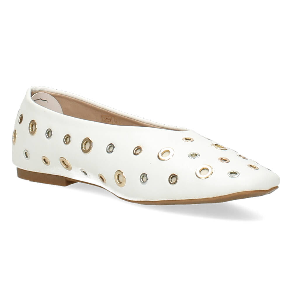 Witte ballerina's