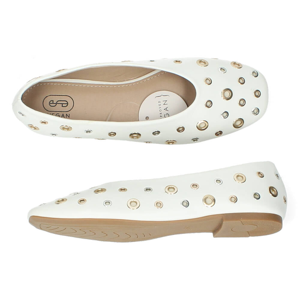 Witte ballerina's