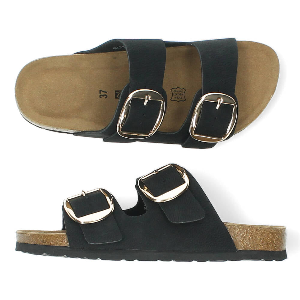 Zwarte slippers