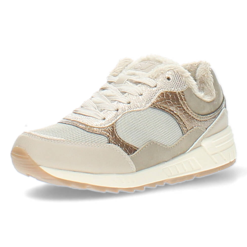 Beige/Groene sneakers