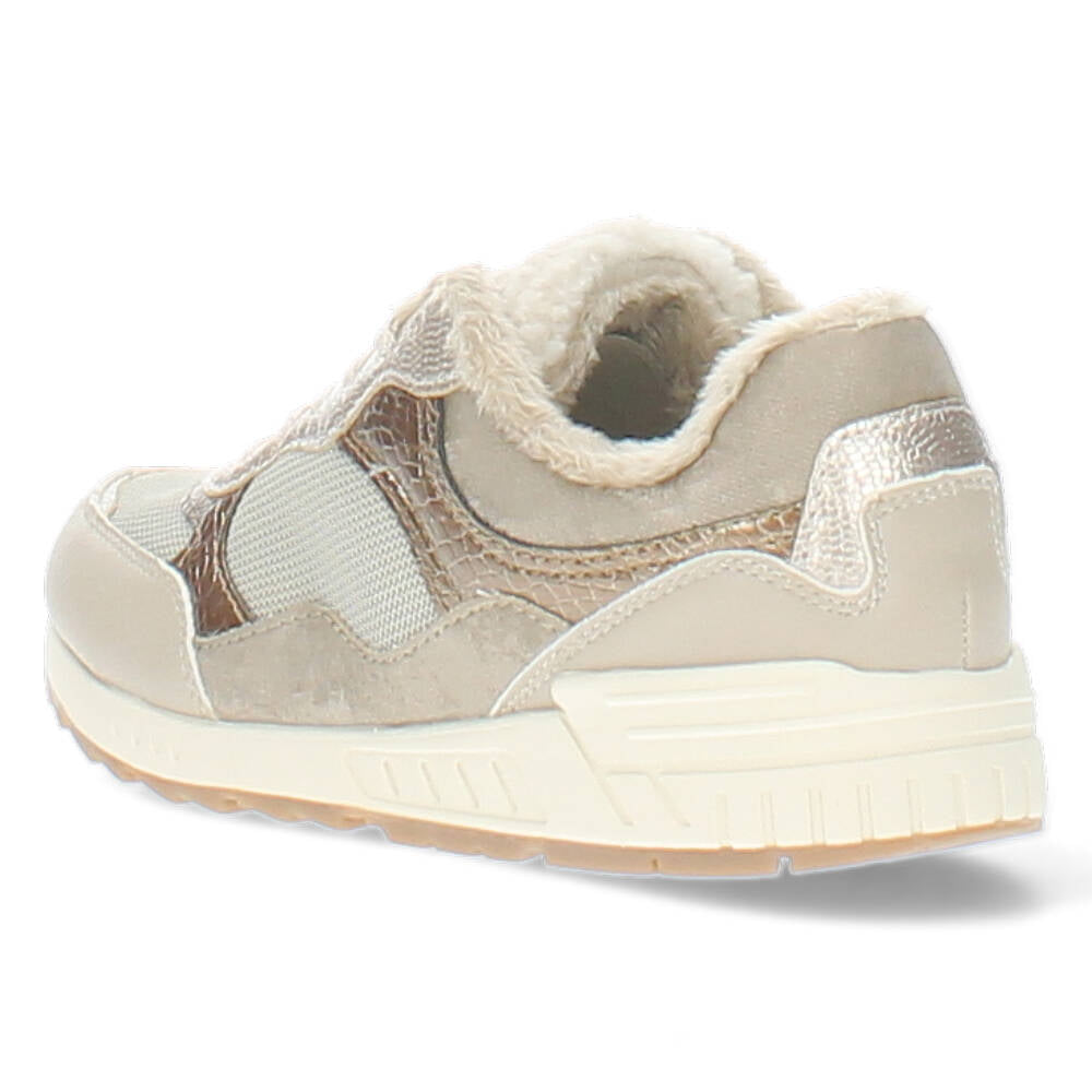 Beige/Groene sneakers