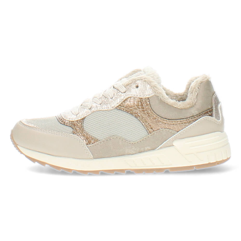 Beige/Groene sneakers