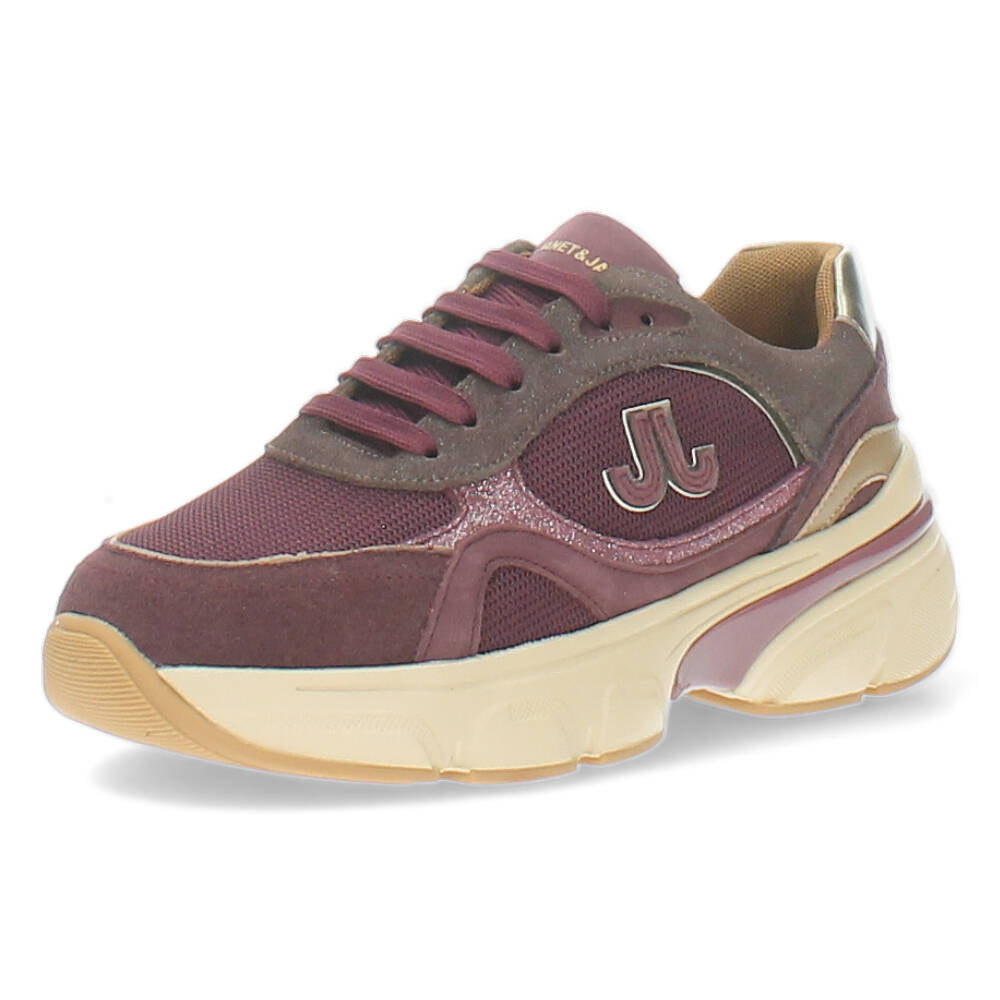Burgundy sneakers