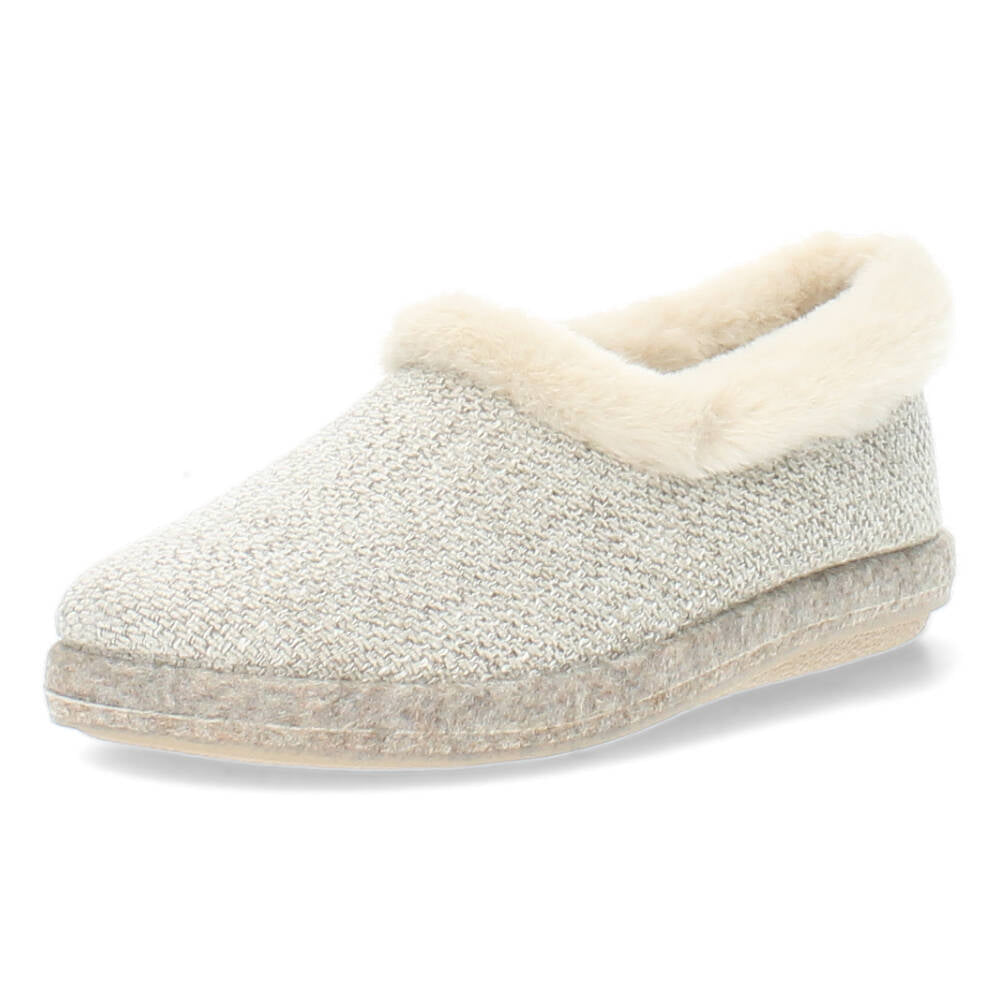 Beige pantoffels