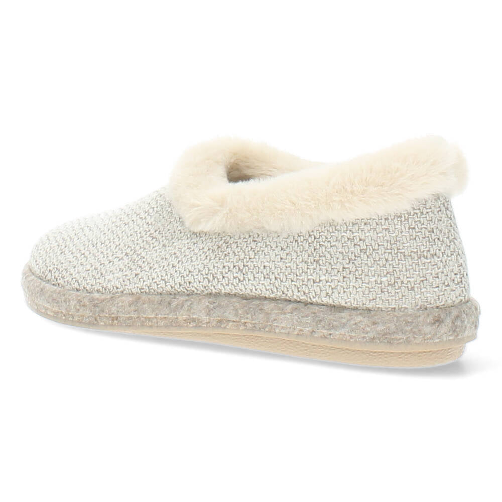 Beige pantoffels