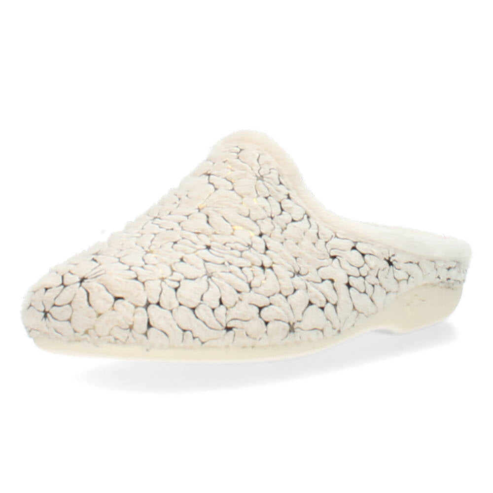 Ecru pantoffels
