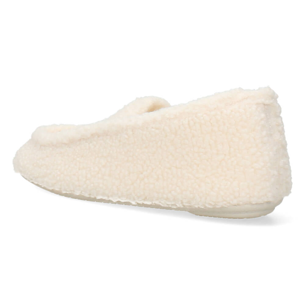 Ecru pantoffels