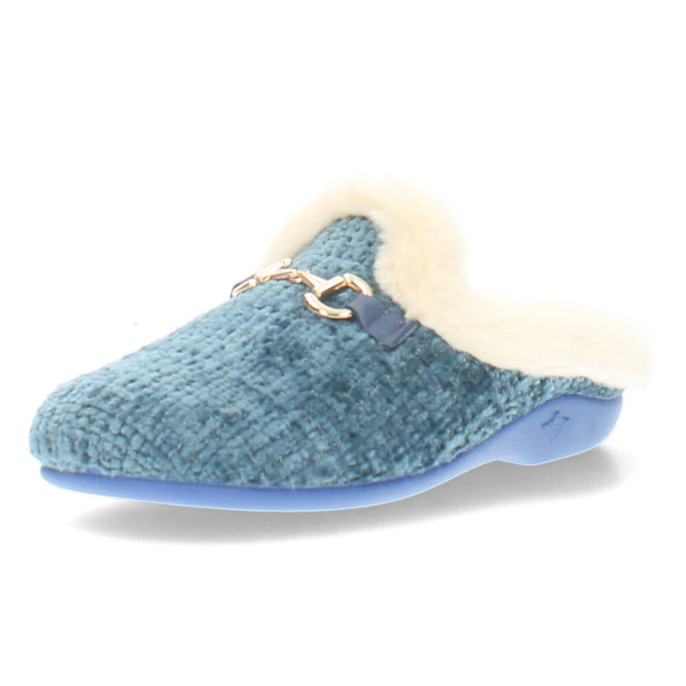Jeansblauwe pantoffels