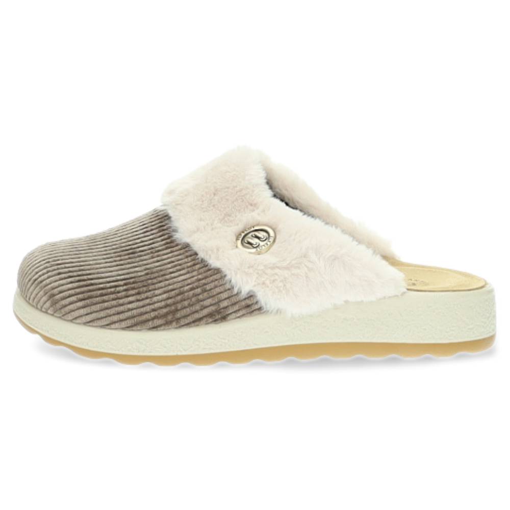 taupe pantoffel