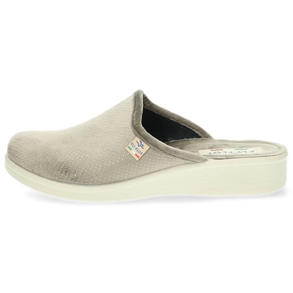 taupe pantoffel