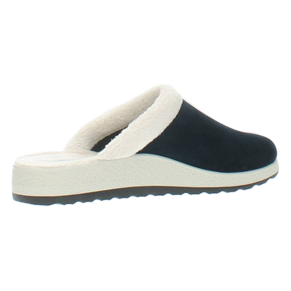 donkerblauwe pantoffel