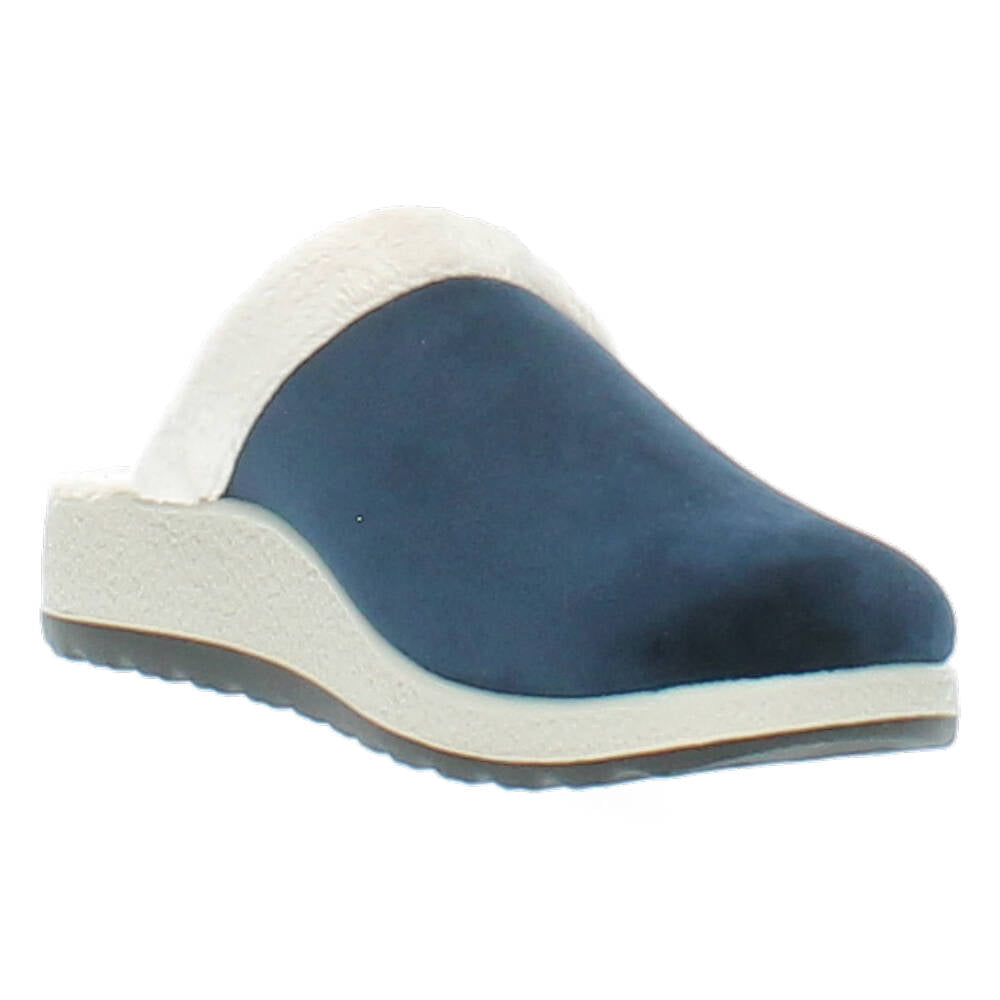 donkerblauwe pantoffel