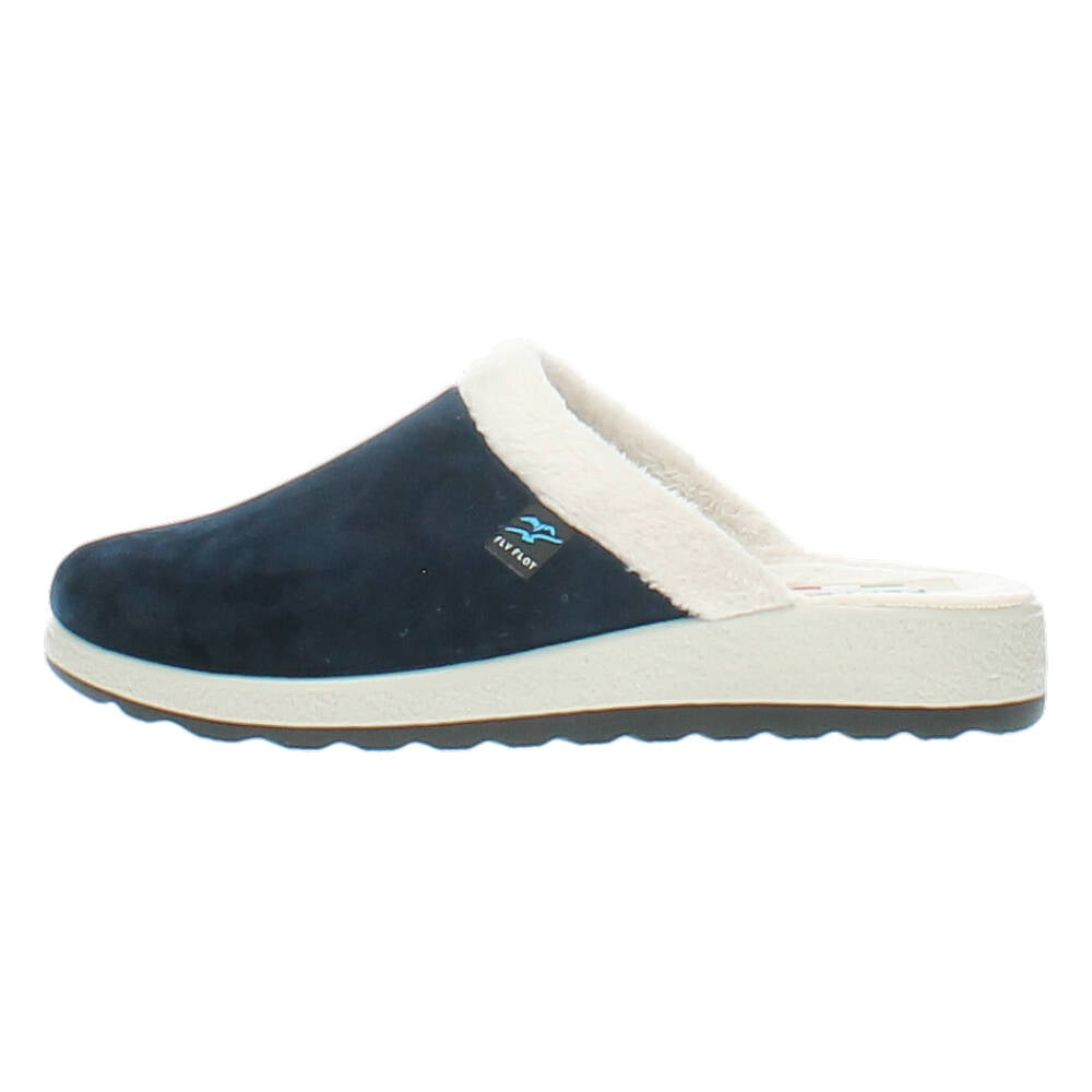 donkerblauwe pantoffel