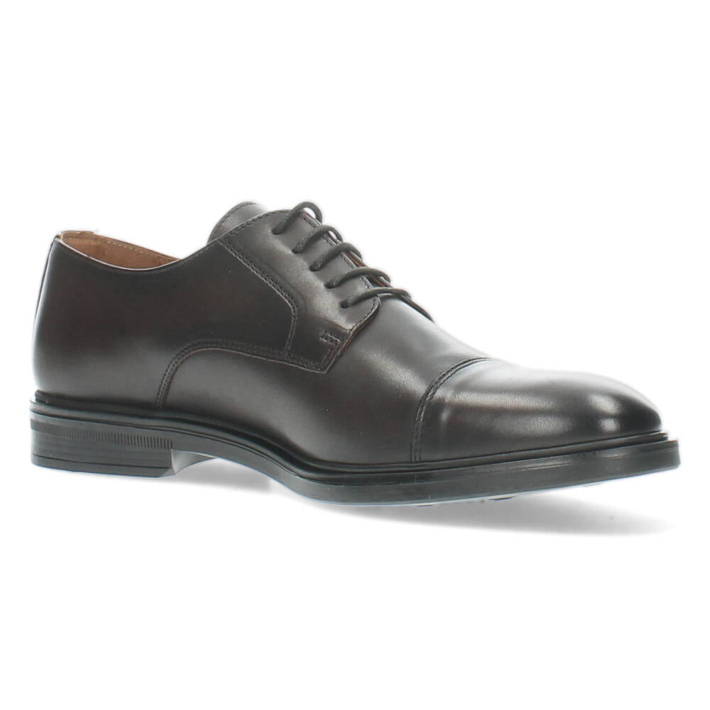 Donkerbruine veterschoenen