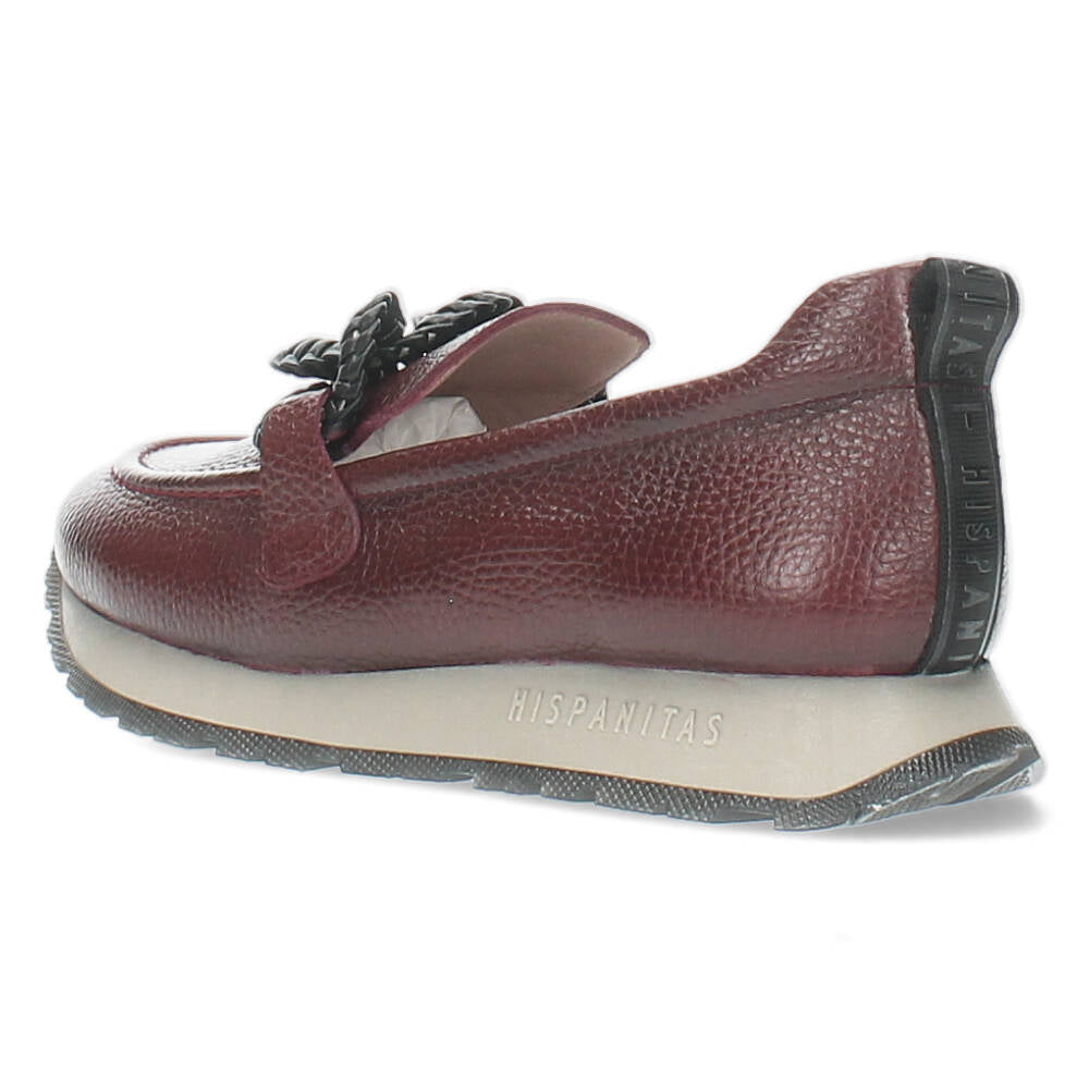 Burgundy loafers