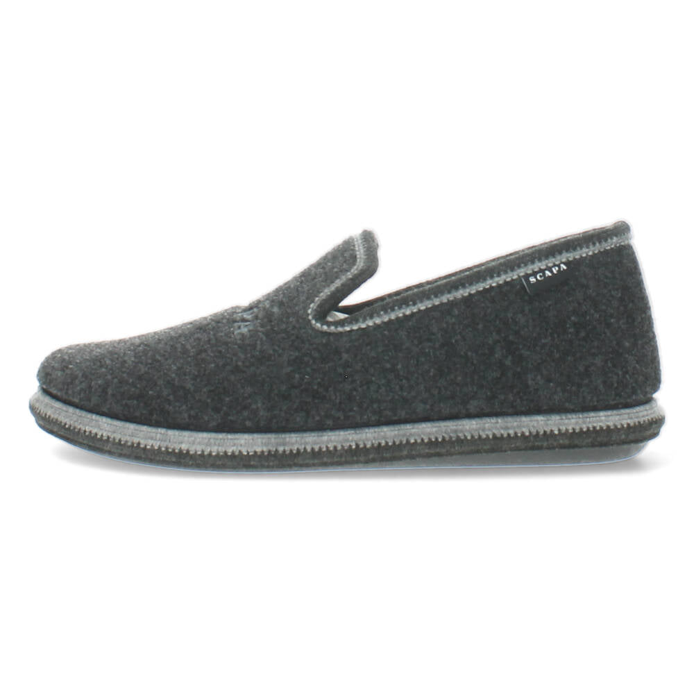 Antracite pantoffels