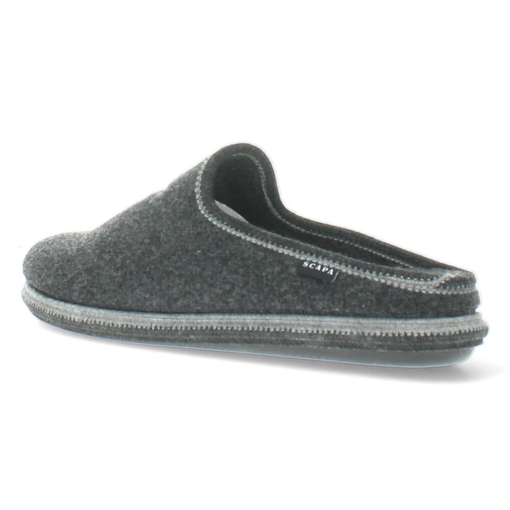 Antracite pantoffels