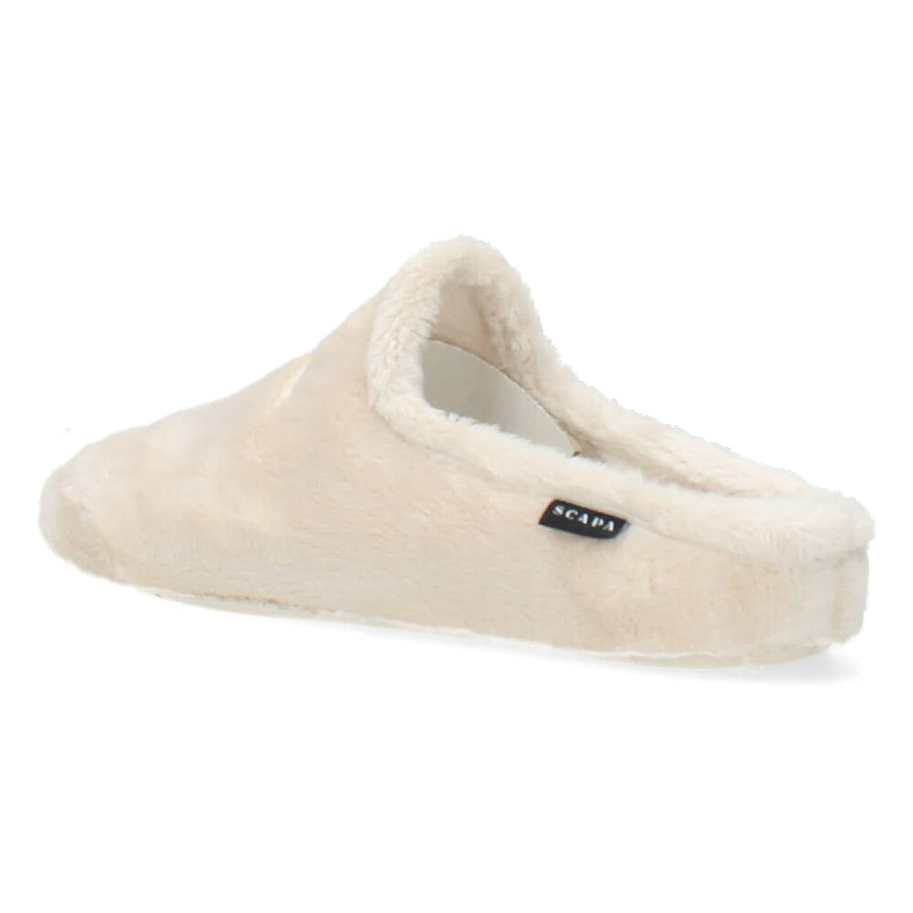 Ecru pantoffels