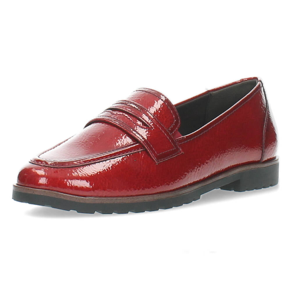 Rode mocassins