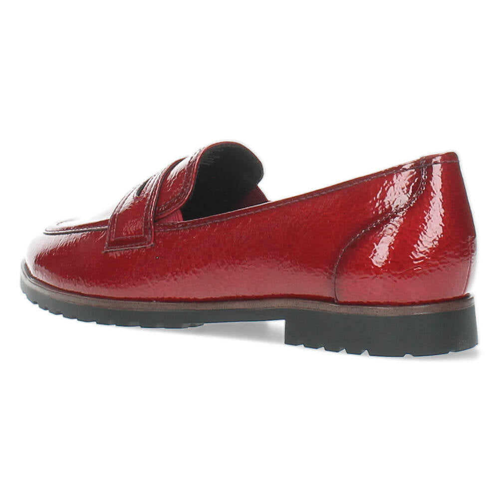 Rode mocassins
