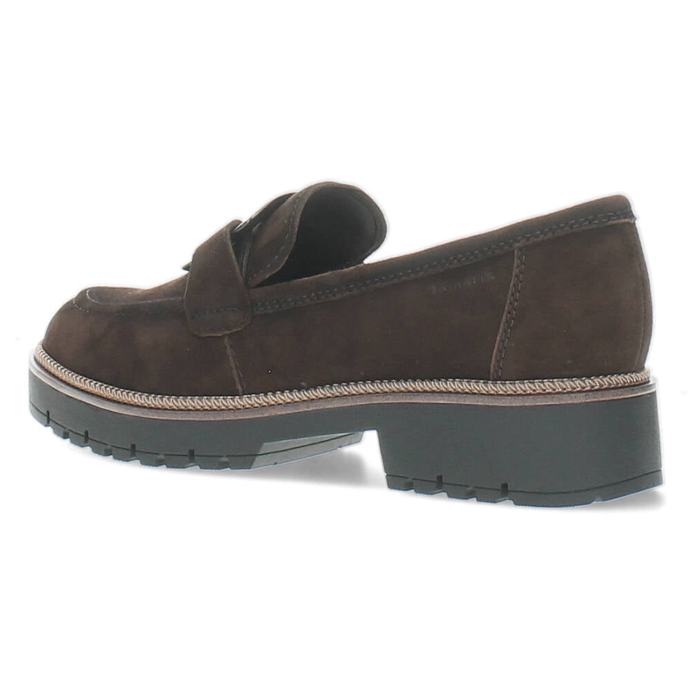 Bruine mocassins