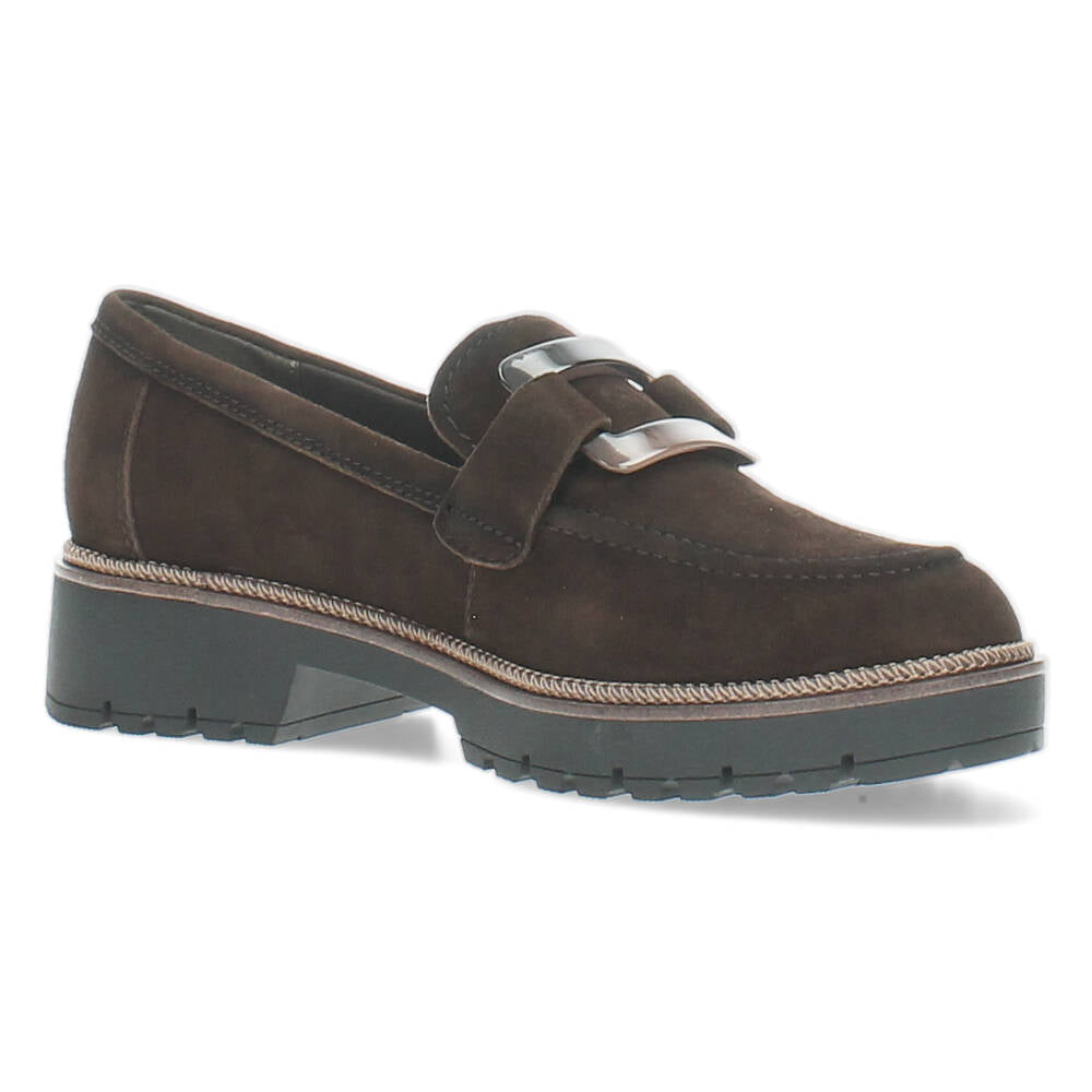 Bruine mocassins