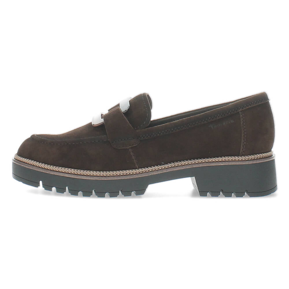 Bruine mocassins