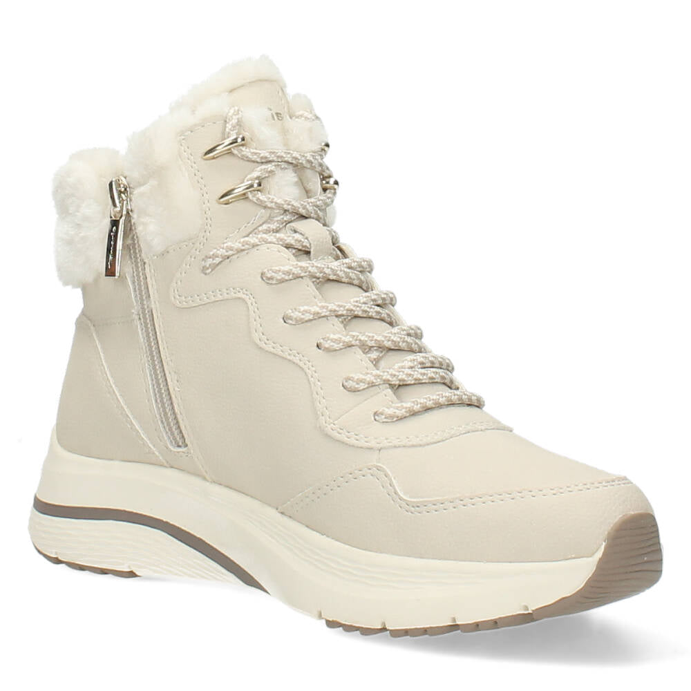 Ivoorkleurige sneakers