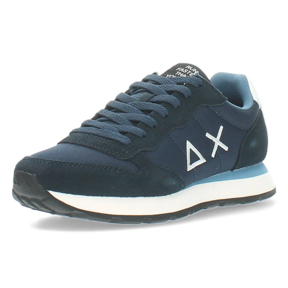 Blauwe sneakers